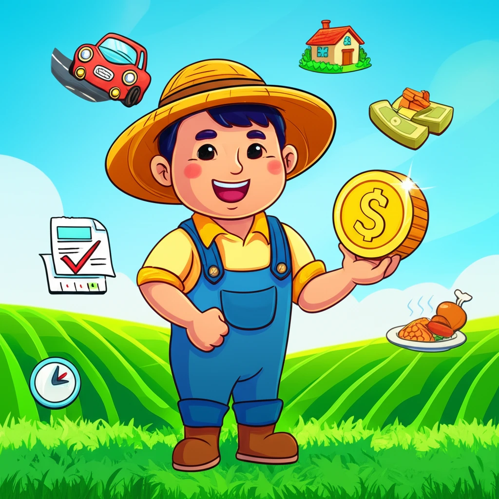 농촌 일자리 현장 및 수당 지원 이미지