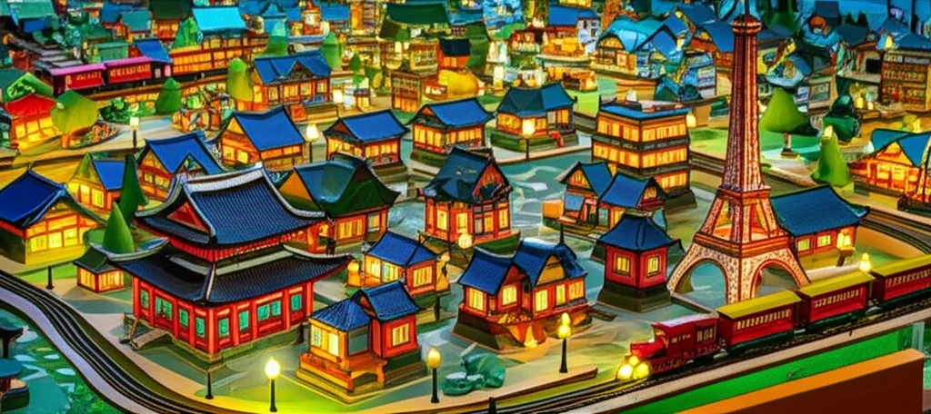 오산 미니어처 빌리지 내부 전시 전경