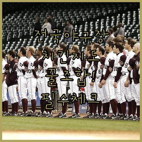 잠실부터 사직까지 전국 야구장 치킨 지도와 메뉴 추천