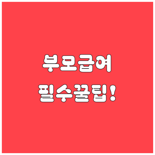 부모급여 첫 수령 요건과 입금 계좌 정리 | 출생신고 기한