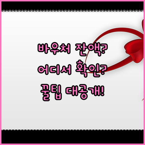 평생교육바우처 잔액은 어디서 확인할 수 있을까?